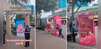 Trabajadores de la Municipalidad de Miraflores y Elmo retiran caja de Barbie: “¿Qué hacía ahí?”