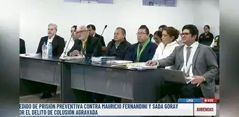 Fiscal presenta 20 tomos de pruebas para prisión preventiva de Sada Goray y Mauricio Fernandini
