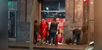 'Marcha Nacional': manifestantes de regiones amanecen en la plaza San Martín para protestas 'Marcha Nacional': manifestantes de regiones amanecen en la plaza San Martín para protestas