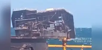 Talara: se desploma la plataforma OO del Lote Z-2B de Savia frente a Peña Negra