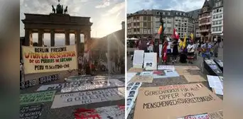 'Marcha Nacional': peruanos en el extranjero apoyan movilización contra el Gobierno de Dina Boluarte