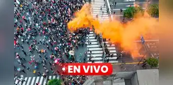 'Marcha en Lima' EN VIVO: manifestantes se encuentran en los exteriores del Congreso 'Marcha en Lima' EN VIVO: manifestantes se encuentran en los exteriores del Congreso