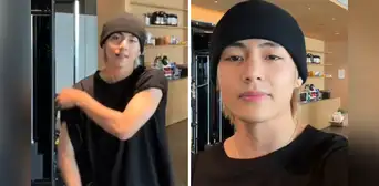 BTS: Taehyung rubio regresa y presume su rutina de ejercicios en vivo