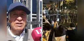 Dirigente de Puno informa que hay 4 detenidos y 1 herido tras la 'Marcha Nacional'