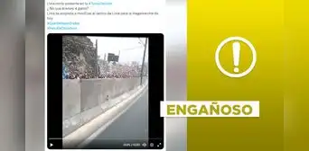 Video no expone movilización de manifestantes de Lima Norte en la reciente 'Marcha Nacional' Video no expone movilización de manifestantes de Lima Norte en la reciente 'Marcha Nacional'