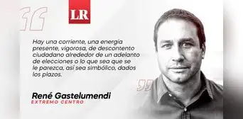 Estamos a tiempo de entender(nos), por René Gastelumendi