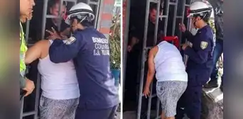 Mujer quedó atrapada en la reja de su casa tras ir a escuchar discusión de una pareja en Venezuela