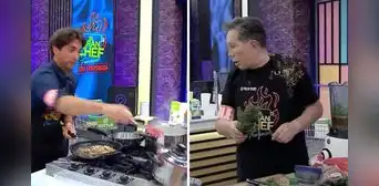 'El gran chef: famosos': Antonio Pavón tira por accidente agua hirviendo a la estación de Jimmy Santi 'El gran chef: famosos': Antonio Pavón tira por accidente agua hirviendo a la estación de Jimmy Santi