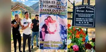 Russkaya vuelve a la tumba de Mayumi y Roosevelt, quienes fallecieron trágicamente en Cusco: "Un saludo al cielo" Russkaya vuelve a la tumba de Mayumi y Roosevelt, quienes fallecieron trágicamente en Cusco: "Un saludo al cielo"