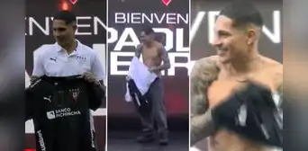 Paolo Guerrero alborotó a los hinchas de LDU de Quito al ponerse la camiseta en pleno estrado Paolo Guerrero alborotó a los hinchas de LDU de Quito al ponerse la camiseta en pleno estrado