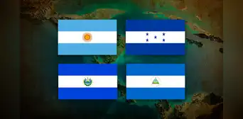 ¿Por qué las banderas de Argentina, Honduras, El Salvador y Nicaragua son casi iguales? ¿Por qué las banderas de Argentina, Honduras, El Salvador y Nicaragua son casi iguales?