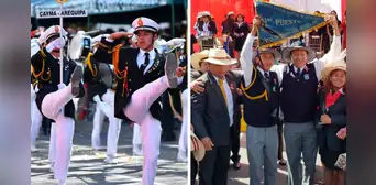 Desfile escolar en Arequipa: I. E. Juan Pablo Vizcardo y Honorio Delgado ganaron el “Campeón de campeones 2023"