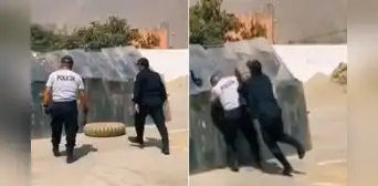 Viralizan preparación de agentes de la Policía al estilo del Chavo del 8: “Fue sin querer queriendo” Viralizan preparación de agentes de la Policía al estilo del Chavo del 8: “Fue sin querer queriendo”