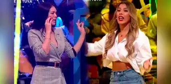 Yahaira y Jazmín Pinedo protagonizaron acalorado momento en set de América TV: "Deja de quejarte"