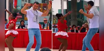 Ruso saca los pasos prohibidos al ritmo de festejo en Chincha y sorprende en redes: “Espectacular”