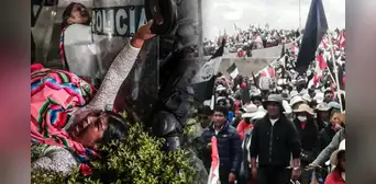 Puneños radicalizarán protestas tras agresión de Policía a mujeres aimaras durante la 'Marcha en Lima' Puneños radicalizarán protestas tras agresión de Policía a mujeres aimaras durante la 'Marcha en Lima'