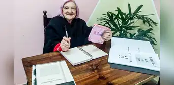 Mujer de 101 años busca terminar la secundaria: “Dicen que no vale la pena, pero voy por más”
