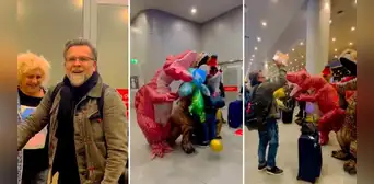Jóvenes reciben a su padre en el aeropuerto, con hermosa sorpresa: “El mejor papá del mundo” Jóvenes reciben a su padre en el aeropuerto, con hermosa sorpresa: “El mejor papá del mundo”
