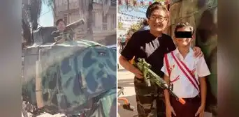 Mujer de 78 años usa atuendo militar para desfilar con su nieto en Pucallpa: “¡Que sean eternas!” Mujer de 78 años usa atuendo militar para desfilar con su nieto en Pucallpa: “¡Que sean eternas!”