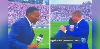 Exjugador y periodista de ESPN colapsó en vivo en la previa del Real Madrid vs. AC Milan