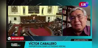 Víctor Caballero sobre marchas: "El objetivo común es que la situación política no da para más"