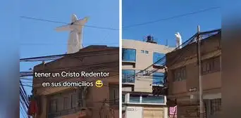 ¿El original no está en Brasil?: Juliaca sorprende al tener su propio Cristo Redentor y redes colapsan ¿El original no está en Brasil?: Juliaca sorprende al tener su propio Cristo Redentor y redes colapsan