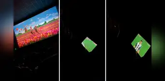 "No se pierde el clásico ni por Barbie": captan a joven viendo el partido en el celular en función de cine