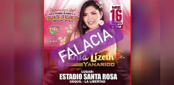Yarita Lizeth alerta a fans de estafa en concierto de La Libertad: “No se dejen sorprender” Yarita Lizeth alerta a fans de estafa en concierto de La Libertad: “No se dejen sorprender”