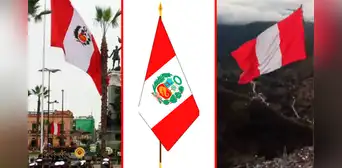 ¿Cómo debe ser la bandera que coloque en mi casa por Fiestas Patrias?