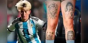 Jugadora de Argentina publicó duro mensaje tras recibir insultos por tatuarse a 'CR7' y no a Messi Jugadora de Argentina publicó duro mensaje tras recibir insultos por tatuarse a 'CR7' y no a Messi