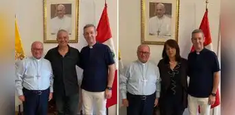Pedro Salinas tras la visita desde el Vaticano: “Creo que no se descarta la disolución del Sodalicio” Pedro Salinas tras la visita desde el Vaticano: “Creo que no se descarta la disolución del Sodalicio”