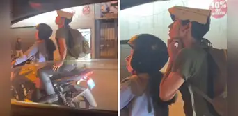 Joven peruano utiliza singular casco para trasladarse en moto lineal: “La NASA lo necesita” Joven peruano utiliza singular casco para trasladarse en moto lineal: “La NASA lo necesita”