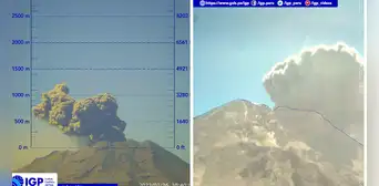 Alerta en Moquegua: reportan nueva explosión en el volcán Ubinas y emisión de cenizas Alerta en Moquegua: reportan nueva explosión en el volcán Ubinas y emisión de cenizas