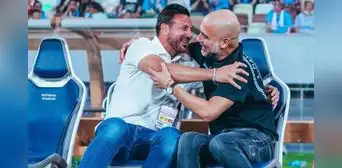 El emotivo encuentro entre Claudio Pizarro y Pep Guardiola en Tokio por amistoso internacional El emotivo encuentro entre Claudio Pizarro y Pep Guardiola en Tokio por amistoso internacional