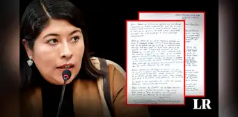 Betssy Chávez publica carta desde prisión y denuncia trato hostil por parte del INPE