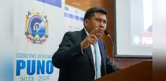Gobernador de Puno, Richard Hancco, insiste con renuncia de Boluarte Gobernador de Puno, Richard Hancco, insiste con renuncia de Boluarte
