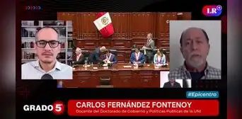 Carlos Fernández: "Creo que habrá una continuidad en el pacto entre Dina y el Congreso" Carlos Fernández: "Creo que habrá una continuidad en el pacto entre Dina y el Congreso"