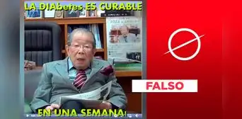 Médico japonés no promete la cura de la diabetes tipo 2 en una semana en video: usaron su imagen Médico japonés no promete la cura de la diabetes tipo 2 en una semana en video: usaron su imagen
