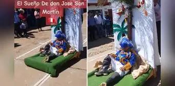 Niño causa furor por su interpretación de José de San Martín en Cajamarca: “Un éxito” Niño causa furor por su interpretación de José de San Martín en Cajamarca: “Un éxito”