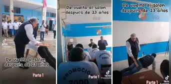 Exalumnos vuelven al colegio en Arequipa después de 23 años y recrean castigos: “Momentos inolvidables” Exalumnos vuelven al colegio en Arequipa después de 23 años y recrean castigos: “Momentos inolvidables”