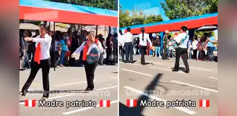 Madre sale a marchar con su hijo en brazos y usuarios aplauden: “Su amor no tiene límites” Madre sale a marchar con su hijo en brazos y usuarios aplauden: “Su amor no tiene límites”