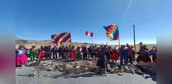 Protestas en Perú: Puno concentra marchas y bloqueos de carreteras en la zona aimara Protestas en Perú: Puno concentra marchas y bloqueos de carreteras en la zona aimara