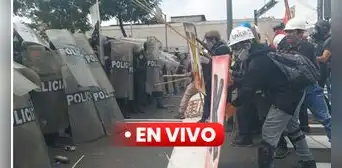 Protestas en Lima y regiones EN VIVO: manifestantes y PNP se enfrentan durante el  mensaje presidencial