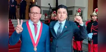 Guillermo Bermejo y Roberto Sánchez se retiraron del Congreso antes de que inicie mensaje de Boluarte