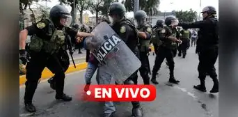 Protestas en Perú EN VIVO: Policía Nacional agrede a manifestantes en el parque Universitario Protestas en Perú EN VIVO: Policía Nacional agrede a manifestantes en el parque Universitario