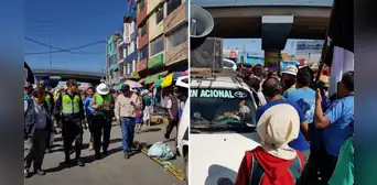 Comerciantes de mercados de Arequipa protestan contra Boluarte y denuncian amedrentamiento de la PNP