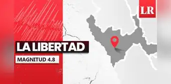 Temblor de magnitud 4.8 remeció La Libertad hoy, según IGP Temblor de magnitud 4.8 remeció La Libertad hoy, según IGP