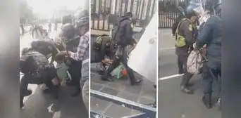 Protestas en Lima: PNP detiene violenta y arbitrariamente a realizador audiovisual Protestas en Lima: PNP detiene violenta y arbitrariamente a realizador audiovisual