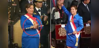 ¿Por qué la presidenta Dina Boluarte sostiene un 'bastón' durante la Parada Militar y qué significa? ¿Por qué la presidenta Dina Boluarte sostiene un 'bastón' durante la Parada Militar y qué significa?