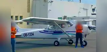 Esta es la avioneta Cessna 172 desaparecida en mar de Trujillo con cuatro tripulantes a bordo